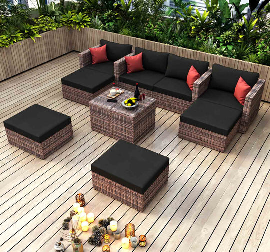 Outdoor Furnitures for Garden and Patio Hooseng Furniture