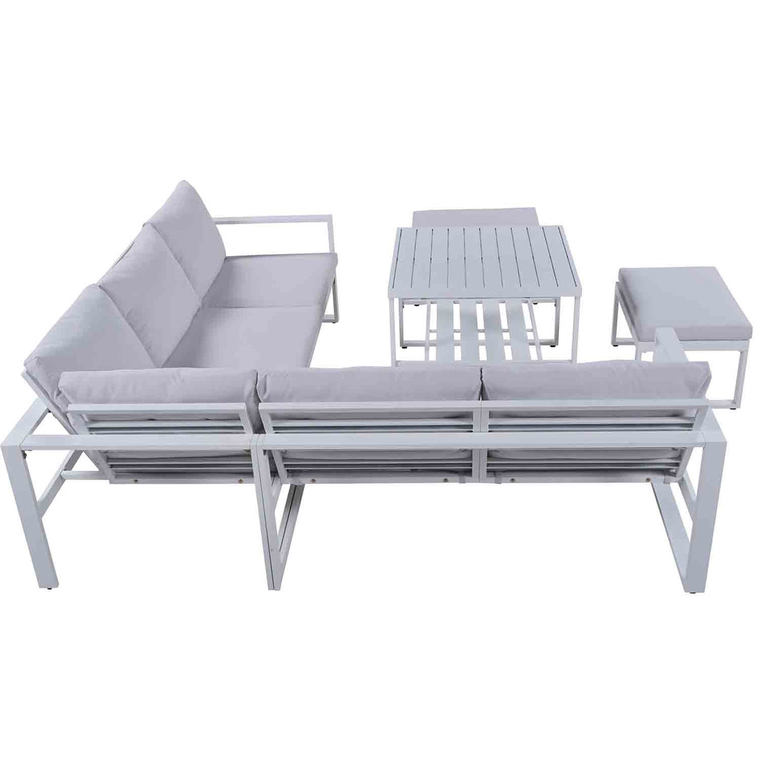 Oasis Modern Outdoor Sectional with Coffee Table