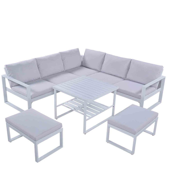 Oasis Modern Outdoor Sectional with Coffee Table