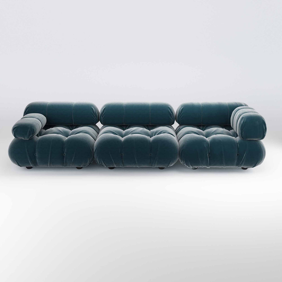 Superior Velvet Modular Single Left Arm Chair