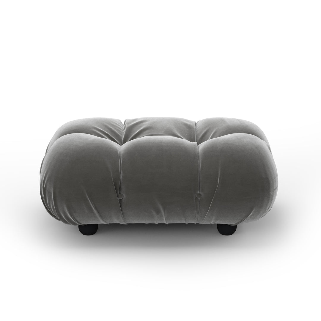 Superior Velvet Modular Single Ottoman