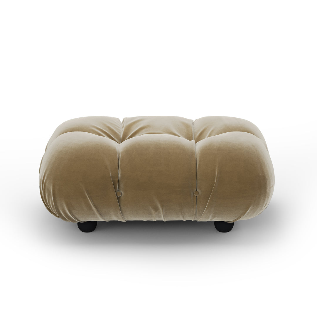 Superior Velvet Modular Single Ottoman
