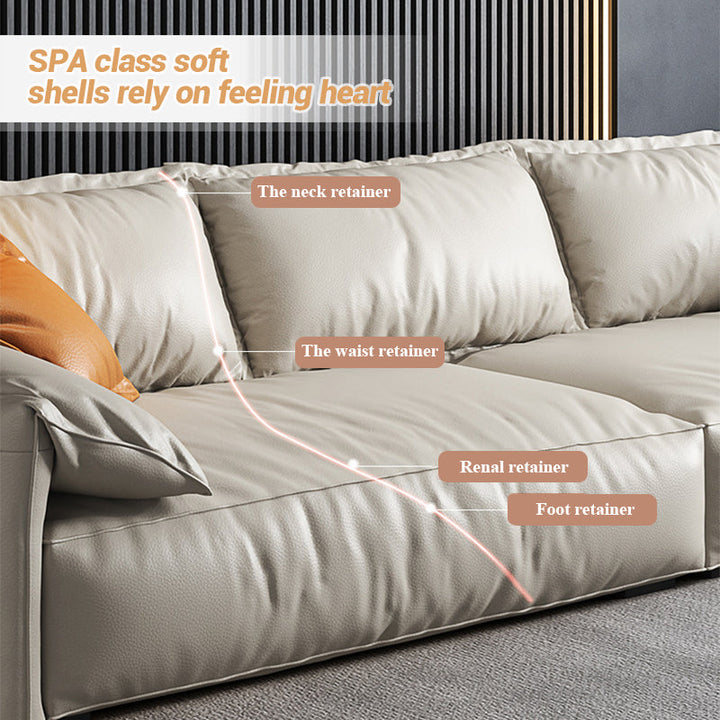 Madge Modern Technical Cloth  Sectional with Chaise