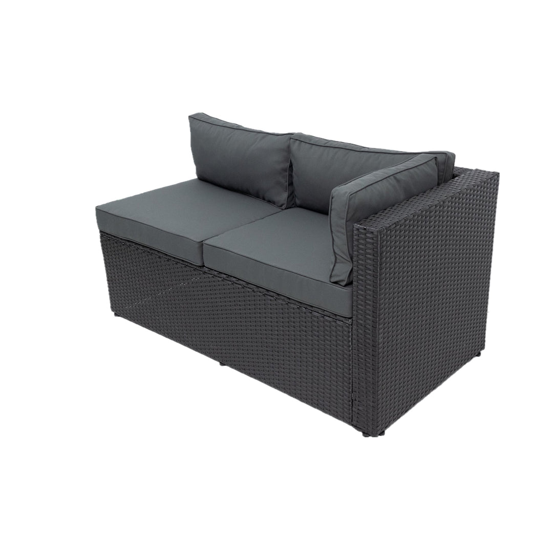 Irta Outdoor Sectional Sofa Set with Storage Box-6 Seat