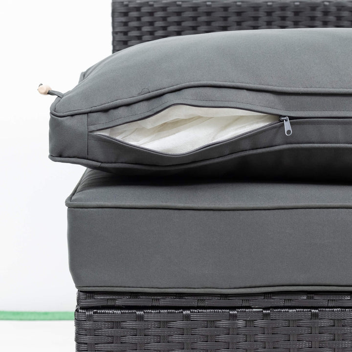Irta Outdoor Sectional Sofa Set with Storage Box-6 Seat