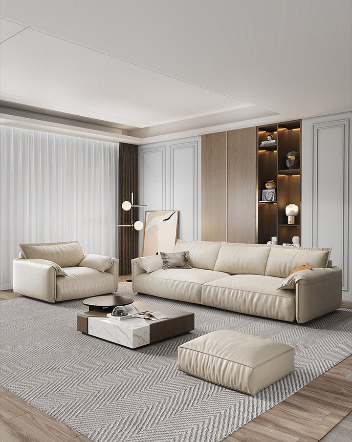 Madge Modern Technical Cloth  Sectional with Chaise